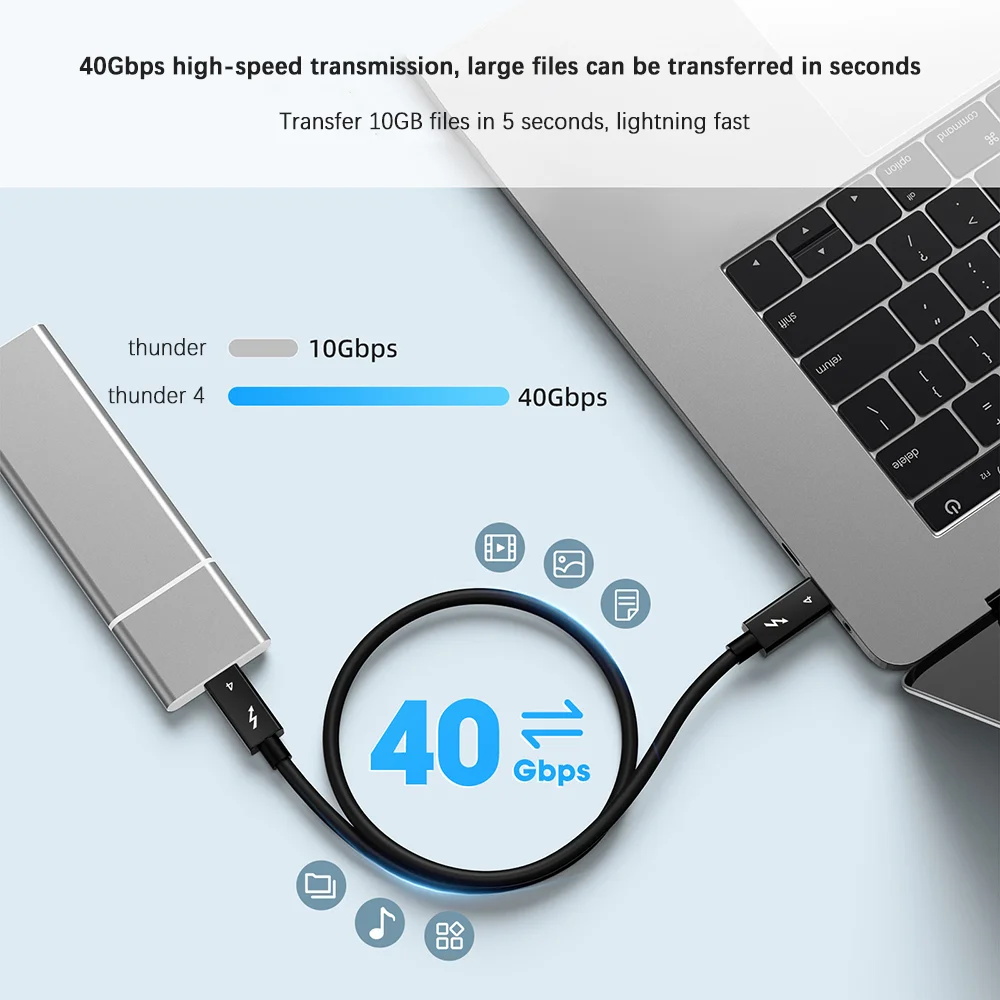 USB 4.0 Cable 240w 40gbps Cable