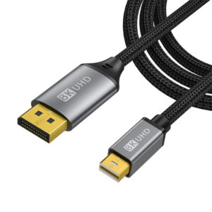 8K 60Hz Bidirectional Mini DP to DP 1.4 Cable