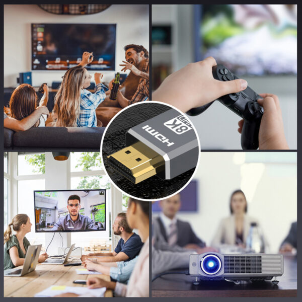 4K 120Hz HDMI cable 48Gbps High Speed Braided - Image 4